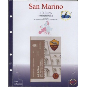 MASTER PHIL - Inserto San Marino 10 € commemorativo AS Roma 2017