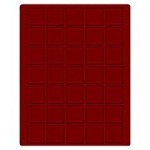 LINDNER - Cofanetto CARUS-1 con interno bordeaux a 35 caselle quadrate da 36 mm - Noce scuro