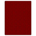 LINDNER - Cofanetto CARUS-1 con interno bordeaux a 54 caselle rotonde da 25,75 mm - Noce scuro