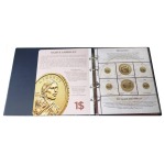 MASTER PHIL - Inserto per le 2 monete 1$ Nativi USA Zecche D e P FDC 2009/2010