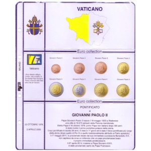 MASTER PHIL - Inserto per serie Euro Vaticano Giovanni Paolo II senza anno