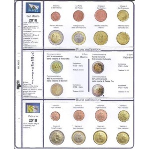 MASTER PHIL - Inserto per serie Euro Vaticano e San Marino 2018