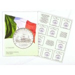 MASTER PHIL - Inserto neutro per le monete in argento 500 Lire Caravelle Repubblica Italiana - 1 pz.