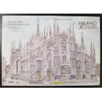 ITALIA - 2019 - Album di cartoline MILANO RACCONTA con autografo dell'artista - 1 folder