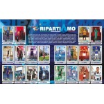 Mini album RIPARTIAMO Calciatori 2019 2020 completo con figurine 19 20 Panini 2