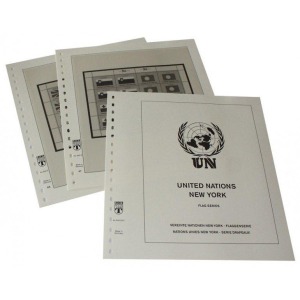 LINDNER - ONU New York 2001-2018 Minifogli Bandiere