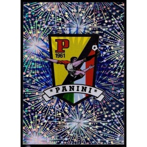 P6 - Scudetto con scritta P 1961, Panini e calciatore in rovesciata - Effetto Fuochi artificiali