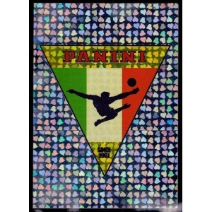 P7 - Scudetto triangolare con scritta Panini e Since 1961 - Effetto Cuori