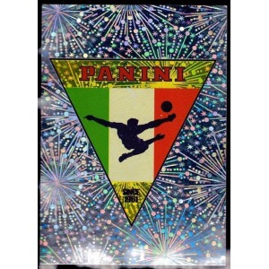 P7 - Scudetto triangolare con scritta Panini e Since 1961 - Effetto Fuochi artificiali