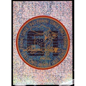 P8 - Logo circolare con scritta EPM - Effetto Glitter