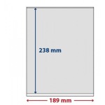 LINDNER - Pellicole trasparenti adesive LINDNER-T FREESTYLE a 1 tasca - 5 pz.