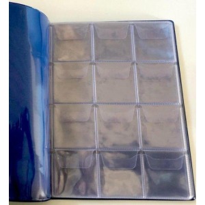 ABAFIL - Raccoglitore MULTICOINS con 8 fogli a 12 tasche con pateletta - Qualsiasi colore
