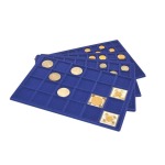 ABAFIL - Ripiano LINEA CLASSICA Standard in floccato blu senza scomparti alto 10 mm