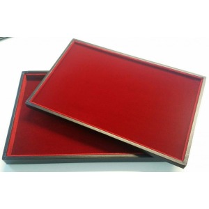 ABAFIL - Ripiano LINEA CLASSICA Standard in velluto rosso senza scomparti alto 11 mm