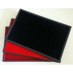ABAFIL - Ripiano LINEA CLASSICA Standard in velluto rosso senza scomparti alto 11 mm