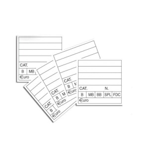 ABAFIL - Segnaprezzi numismatici CPM/40 da 40x40 mm - 100 pz.