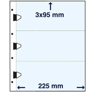 MARINI - Tasche ALFA 305/T3 a 3 tasche da 225x95 mm - 10 pz.