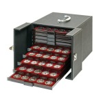 LINDNER - Valigetta-cassetta NERA MB 10 per 10 box, vuota